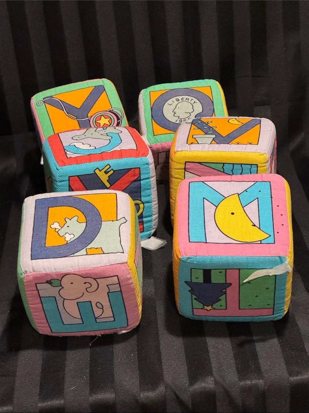 Lillian Vernon ABC Blocks - In Primary and Pastel Colors